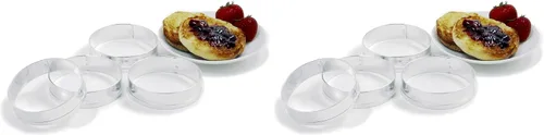 Miniatura 6 de Norpro Anillos para magdalenas, juego de 4 Gris