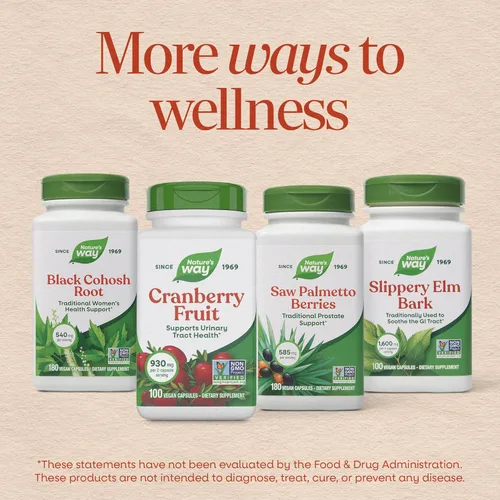 Miniatura 8 de Nature's Way Arándano premium, apoyo para la salud del tracto urinario*, 100 cápsulas