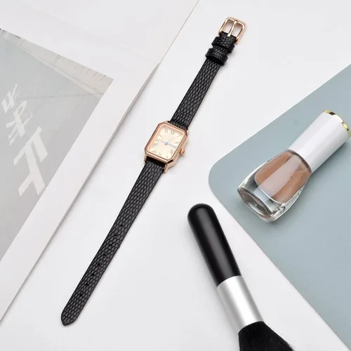 Miniatura 2 de ANNEFIT Correa de reloj de cuero para mujer, 0.394 in, 0.472 in, 0.512 in, 0.551 in, 0.591 in, 0.630 in, 0.709 in, 0.787 in, correa de repuesto