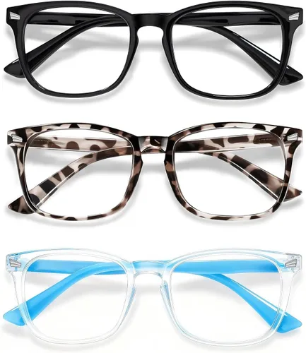 Miniatura 25 de Lentes de bloqueo de luz azul para niños y niñas, TR90, irrompibles, antirreflejos, UV400 de 2 a 18 años