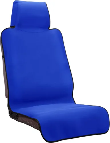 Miniatura 16 de Funda de asiento impermeable, protector de asiento de automóvil mejorado contra el sudor, perfecto para asiento universal antideslizante de Negro