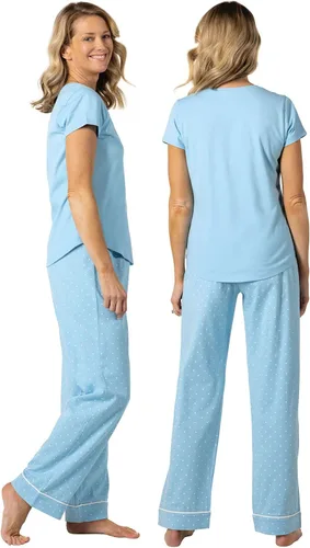 Miniatura 2 de PajamaGram PJs For Women Set - Women Pajamas, Short Sleeve, 100% Cotton