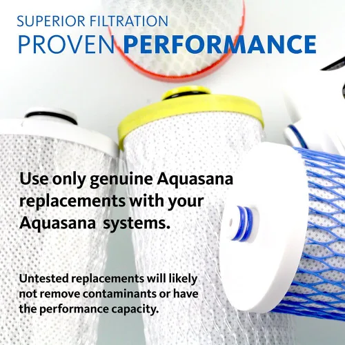 Miniatura 6 de Aquasana Sistema de filtro de agua de 3 etapas para debajo del fregadero + cartuchos de filtro de repuesto