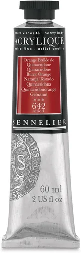 Miniatura 52 de Sennelier Acrílico para artistas extrafinos, 2.0 fl oz, luz verde cromo S3