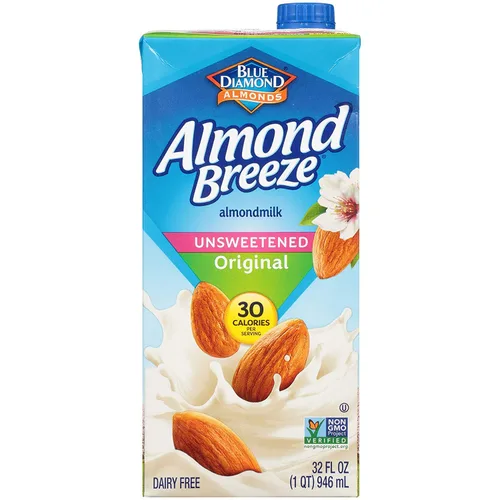 Miniatura 9 de Almond Breeze Leche de almendras sin lácteos, vainilla sin azúcar, 32 onzas (paquete de 12)