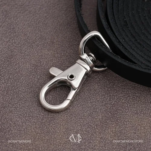 Miniatura 3 de 20 ganchos giratorios de pinza de langosta para hacer bolsos, clip de cordón de macramé CSPS (5/8 pulgadas, plateado)