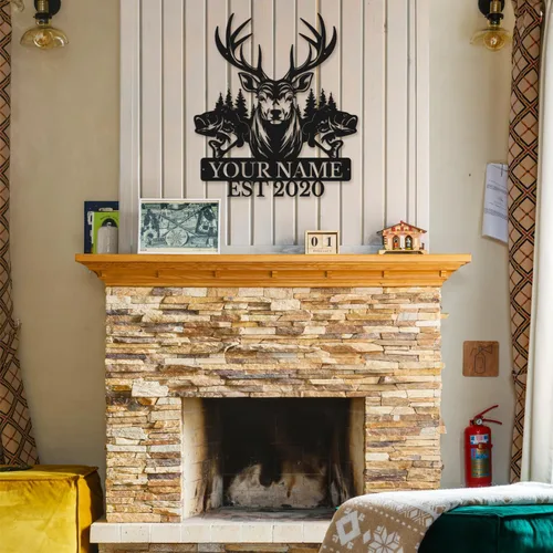 Miniatura 4 de Letreros de metal personalizados con nombre, arte de pared, arte decorativo de hierro, decoración de metal para el hogar y el jardín