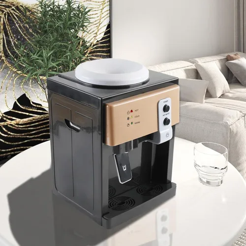 Miniatura 5 de Dispensador de agua de carga superior Dispensador de enfriador de agua para encimera, dispensador de agua caliente y fría, capacidad para botellas