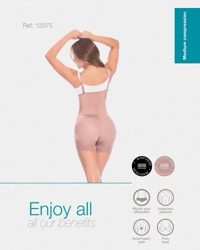Miniatura 7 de DELIÉ by Fajas DPrada 09075 Fajas Colombianas Faja Posparto Faja Moldeadora de Cuerpo Completo para Mujer