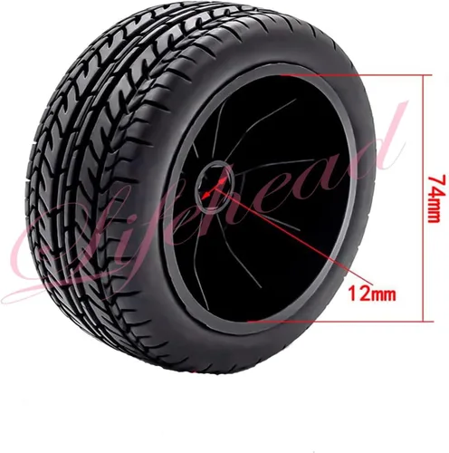 Miniatura 4 de Lifehead 1/10 Neumáticos de camión de curso corto RC para todo terreno, adecuados para TRAXXAS Slash4X4 HuanQi 727 ARRMA SENTON 3S Losi Ford Raptor