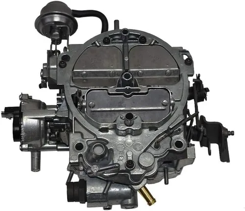 Miniatura 5 de A-Team Performance Carburador Rochester Quadrajet 1904 de 4 MV, estrangulador eléctrico pulido, vacío secundario de 4 barriles, respuesta