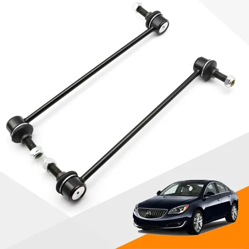 Miniatura 53 de 2 piezas eslabones de barra estabilizadora delantera compatibles con Dodge Ram 1500 4WD 06-10, Ram 1500 4WD 11-17 K80894 5170290AB 5170290AC