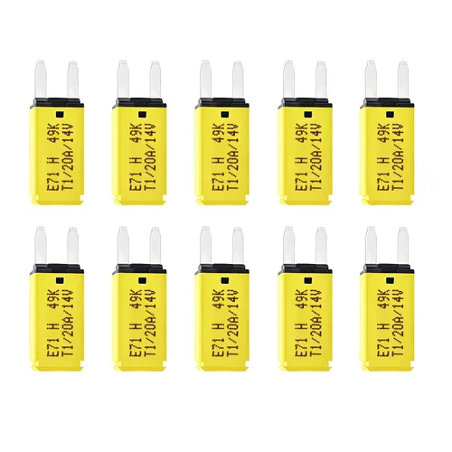 Miniatura 7 de DC 10 piezas 30 Amp auto reset ATM Mini disyuntor (10A-30A) Kit surtido de fusibles de cuchilla para barco, marina, RV, yate, batería, remolque