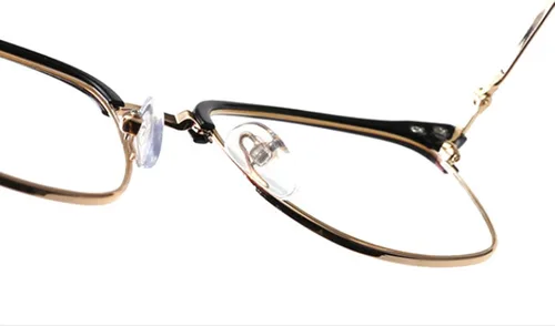 Miniatura 4 de Shiratori Gafas de lente transparente retro vintage con montura de cuerno de 1.693 in Marrón