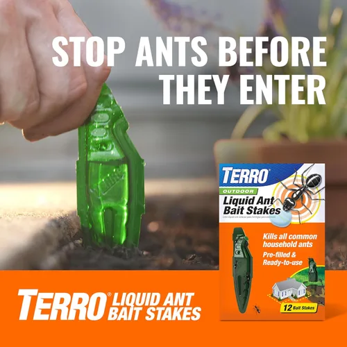 Miniatura 9 de TERRO cebos líquidos para hormigas en interiores con tiras adhesivas para cebado discreto - Trampa de hormigas TERRO y estación de cebo - 4