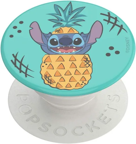 Miniatura 9 de PopSockets - Agarre para teléfono con soporte expandible, agarre adhesivo, Lilo & Stitch - Stitch Globo de Nieve Tidepool Sitch globo de nieve