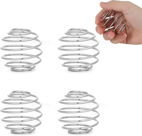 4 piezas de bolas mezcladoras de 2.1 pulgadas de gran tamaño para batidos de proteína, batidos de leche y aderezos para ensaladas, bola mezcladora