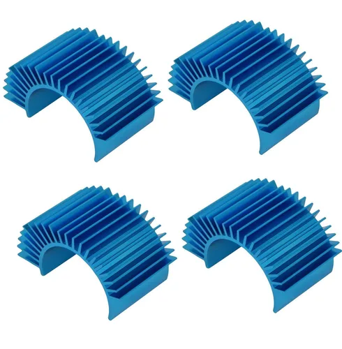 Paquete de 4 Vgoohobby Disipadores de Calor de Aluminio para Motor Eléctrico con Aletas de Enfriamiento para Motores Cepillados y sin Escobillas de
