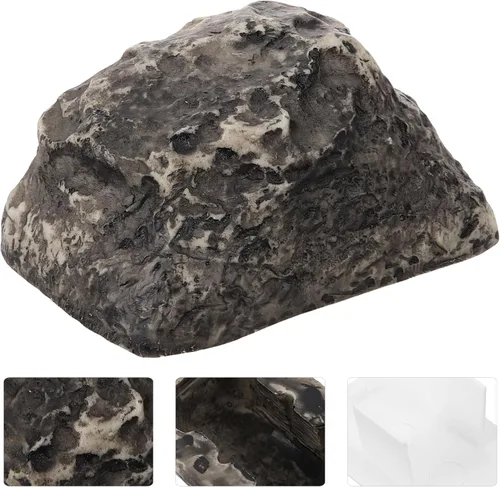 Miniatura 4 de Llavero de piedra artificial para llaves de imitación realista para uso en exteriores, protección y almacenamiento conveniente para jardín
