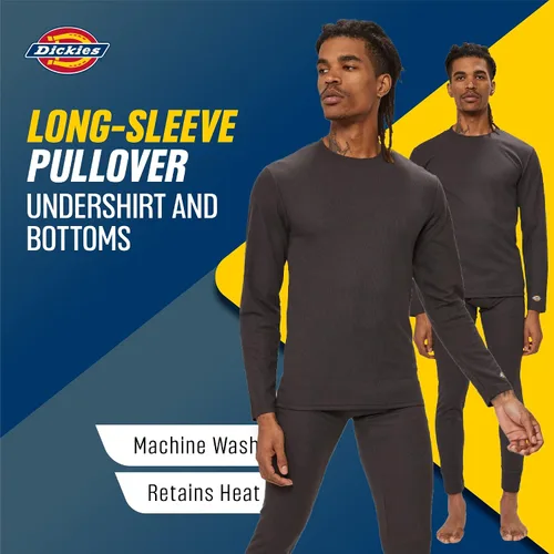 Miniatura 4 de Dickies Conjunto de ropa interior térmica Long Johns para hombre, 2 piezas de capa base para clima frío para hombre