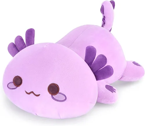 Miniatura 9 de Onsoyours Lindo Peluche de Axolotl, Suave Almohada de Peluche de Salamandra Animal de Peluche, Juguete de Peluche Kawaii para Niños