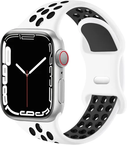 Miniatura 16 de Correas deportivas compatibles con correas de Apple Watch de 1.496 in 1.575 in 1.614 in 1.654 in 1.732 in 1.772 in 1.811 in 1.929 in, correa