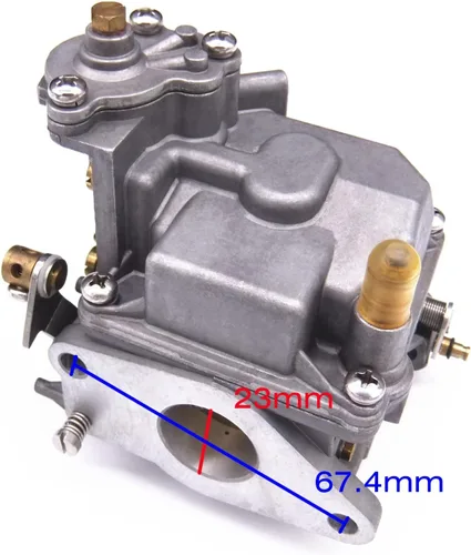 Miniatura 3 de SouthMarine Motor de barco 66M-14301-12-00 66M-14301-10 66M-14301-11 Carburador Assy para Yamaha 4-Stroke 15hp F15 Motor fuera de borda, arranque