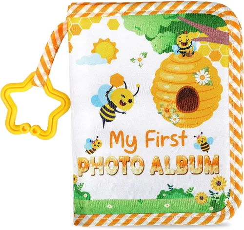 Miniatura 17 de Baby's My First Family Álbum Familiar Mi Primer Álbum de Fotos Suave Libro de Tela con Fotos Adventure Land My First Book of Photos Álbum