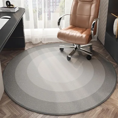 Tapete redondo para silla de oficina para suelo de madera dura, computadora y juegos, tapete protector de suelo, tapete de protección de azulejos de