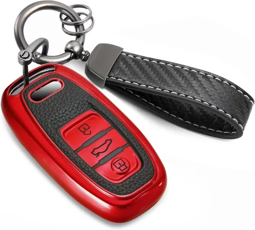 Miniatura 17 de Funda para llavero Buick con llavero de cuerda trenzada de metal, funda suave mejorada para Avenir Envision Encore Chevy Suburban Tahoe GMC Yukon