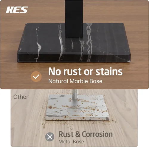 Miniatura 7 de KES Soporte para toallas de mano, toallero de encimera con base de mármol negro, soporte para toallas de mano en forma de S, independiente para Todo