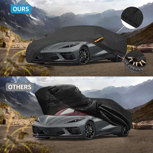 Miniatura 3 de Cubierta de coche con protección UV, resistente al viento, al polvo, a los arañazos, universal para exteriores