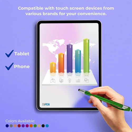 Miniatura 4 de Paquete de 300 bolígrafos personalizados con logotipo o texto, para marketing, fiestas y eventos, lápiz capacitivo 2 en 1 y bolígrafo compatible