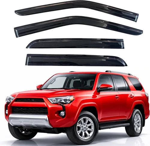 Miniatura 285 de KPY Visor de ventana compatible con Hyundai Tucson 2021-2025, 4 piezas de deflector de ventilación para ventana lateral, estilo Mugen, protector