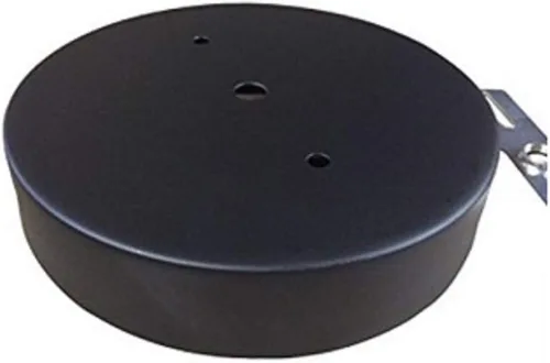 Miniatura 2 de Kit de luz de techo de un solo agujero negro de 6 pulgadas con herrajes, profundidad y ancho extra que los toldos estándar