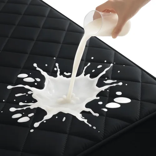 Protector de colchón tamaño individual, protector de colchón impermeable ajustable hasta 16 pulgadas de profundidad, funda de colchón suave y