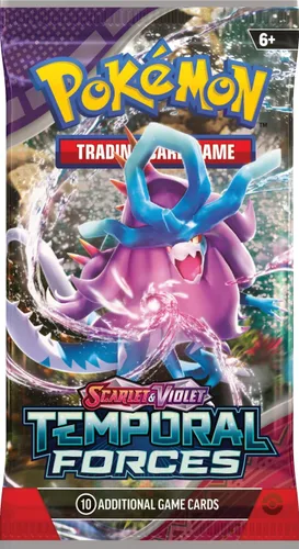 Miniatura 4 de POKEMON TCG: SCARLET Y VIOLET: FUERZAS TEMPORALES: PACK BOOSTER - 10 Cartas