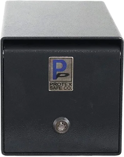 Miniatura 2 de Protex Caja fuerte (SDB-101) - Negro, para efectivo, cheques y sobres, deflector dentado de sierra para proteger la ranura, acabado