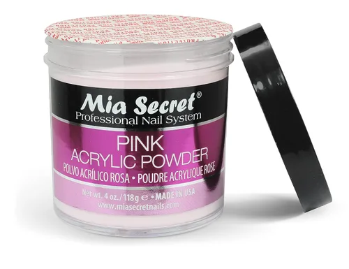 Miniatura 7 de Mia Secret Polvo acrílico rosa 4 oz.