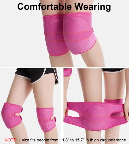 Miniatura 6 de SUJAYU Rodilleras para mujeres y hombres, rodilleras suaves para baile, voleibol, para mujeres y hombres, equipo de lucha, almohadilla de choque
