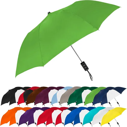 STROMBERGBRAND UMBRELLAS The Spectrum Popular Style - Paraguas de viaje compacto de 42 pulgadas para lluvia, viento y sol, resistente y ligero,