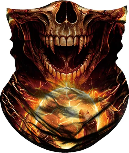 Miniatura 34 de Obacle Polaina para el cuello, bandana para protección contra el polvo, el viento, el sol para hombres y mujeres