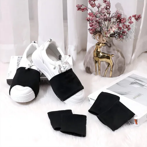 Miniatura 3 de Haysandy Dance Shoe Covers Over Sneakers Dance Shoe Covers Socks on Smooth Floors for Dancer Women Men Adults