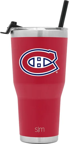 Miniatura 38 de Simple Modern Vaso Cruiser Cruiser con licencia oficial de la NHL Arizona Coyote de 30 onzas, taza de viaje aislada con tapa abatible y popote