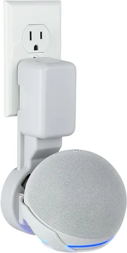 Miniatura 10 de ] Soporte de pared para Dot 4ª y 5ª generación y Hopestar H52, soporte de suspensión de salida con gestión de cables integrada, sin taladrar Negro