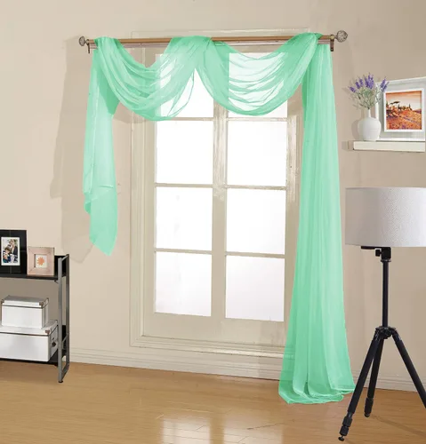 Miniatura 6 de Decotex - Bufanda de gasa transparente de calidad premium para diseños de hogar y eventos