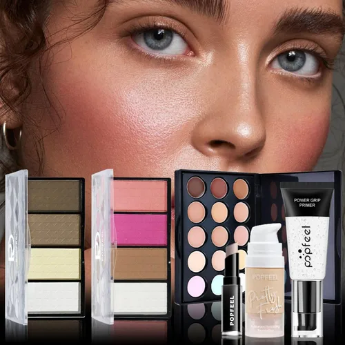Miniatura 2 de Caja de maquillaje, regalo surtido sorpresa para festivales con productos de maquillaje profesional, juego de cosméticos para fiestas, para mujeres
