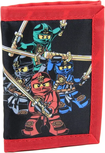 LEGO Cartera de minifiguras para niños, Talla única Ninjago Equipo