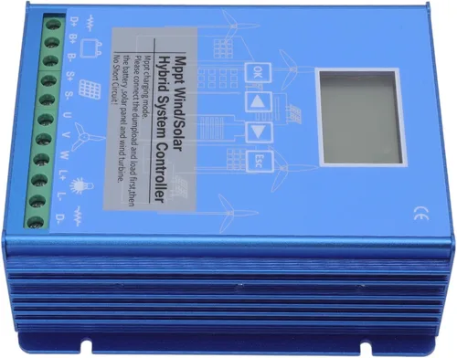 Miniatura 7 de Controlador de carga solar de viento de 24 V 48 V pantalla LCD, modo de carga MPPT universal para controlador de carga inteligente fuera de la red