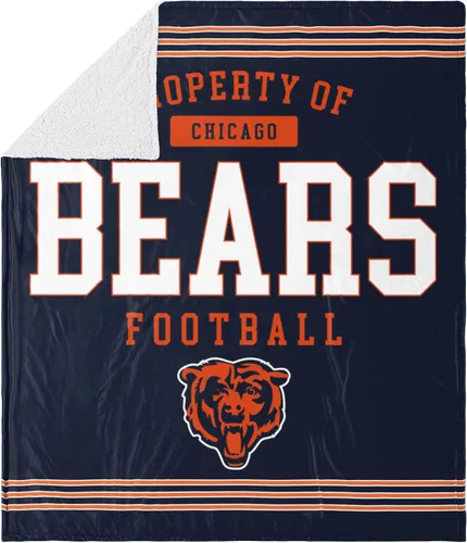 Miniatura 23 de FOCO NFL - Manta de felpa sherpa unisex para adultos, con logotipo de equipo de la NFL, 60 x 70 pulgadas